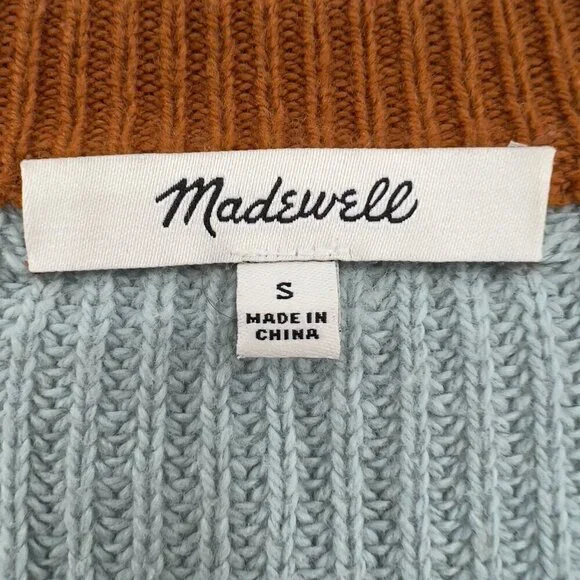 Madewell Multicolor Striped Crew Neck Sweater - Picture 3 of 5